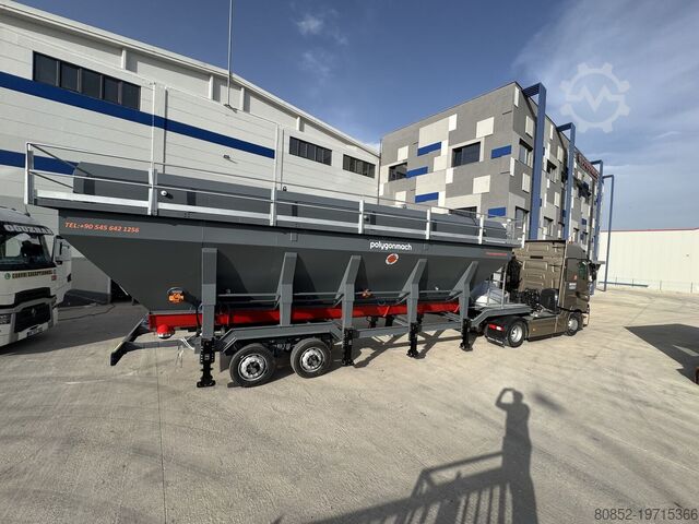 Concrete mixing plant Polygonmach 60m3/h small site type batching plant