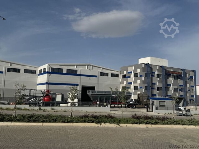 Concrete mixing plant Polygonmach 60m3/h small site type batching plant