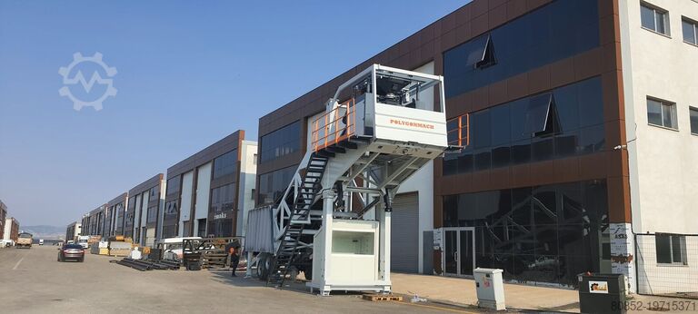 Concrete mixing plant Polygonmach PMC 100m3/hour mobile concrete batching plant