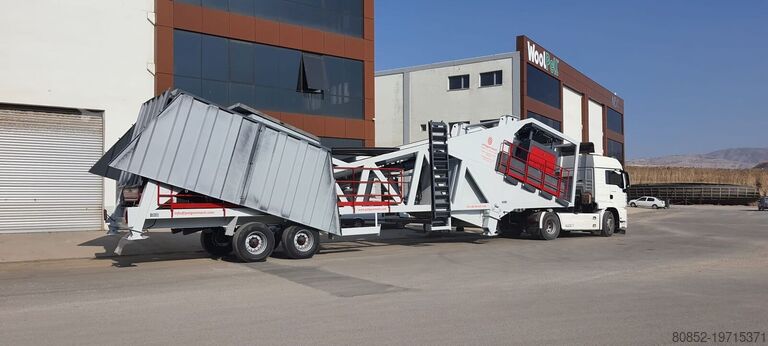 Concrete mixing plant Polygonmach PMC 100m3/hour mobile concrete batching plant