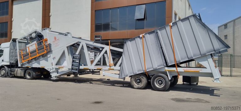 Concrete mixing plant Polygonmach PMC 100m3/hour mobile concrete batching plant