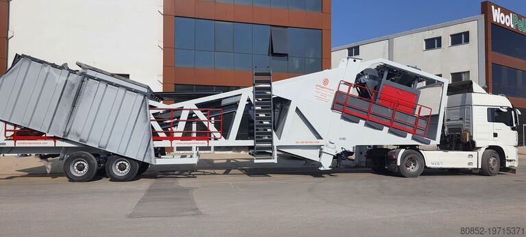 Concrete mixing plant Polygonmach PMC 100m3/hour mobile concrete batching plant