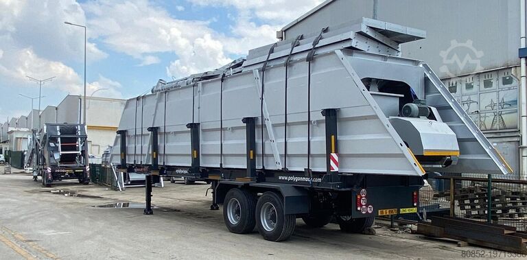 Concrete mixing plant Polygonmach PMC150  150m3 mobile batch plant