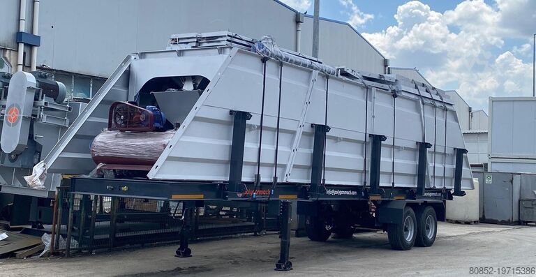 Concrete mixing plant Polygonmach PMC150  150m3 mobile batch plant