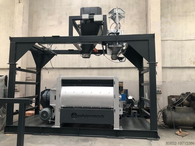 Concrete mixing plant Polygonmach PMC150  150m3 mobile batch plant