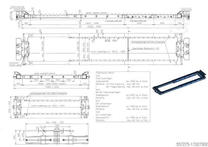 SCHEUERLE Greiner Vesseldeck for Intercombi SCHEUERLE Greiner Vesseldeck for Intercombi