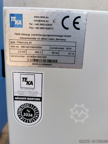 TEKA Schweißrauchabsaugung TEKA Filtercube 2H