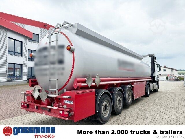 Tanker semitrailer Schrader Z-STA 24-42.7/4, 4 Kammern, ca. 42700l, 2x
