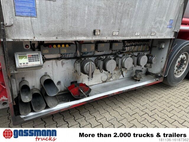 Tanker semitrailer Schrader Z-STA 24-42.7/4, 4 Kammern, ca. 42700l, 2x