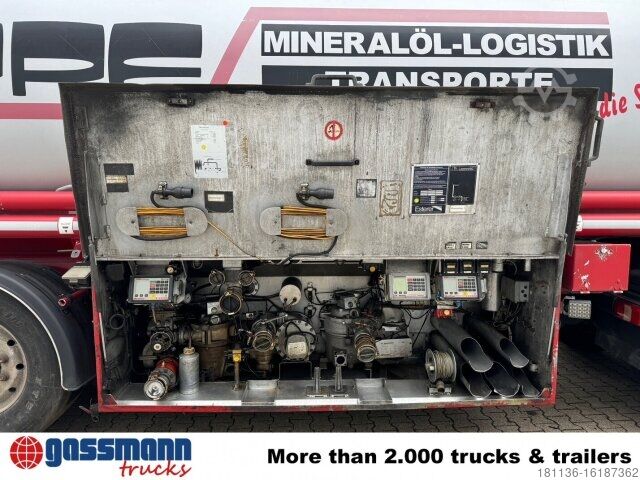 Tanker semitrailer Schrader Z-STA 24-42.7/4, 4 Kammern, ca. 42700l, 2x
