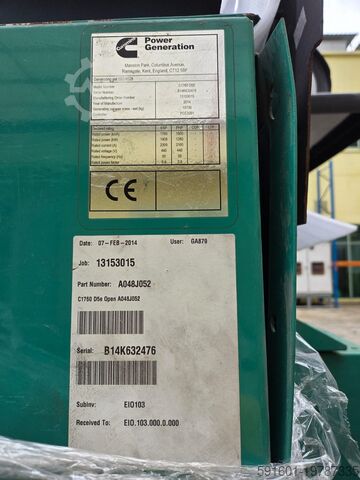 Generator CUMMINS QSK60-GS3