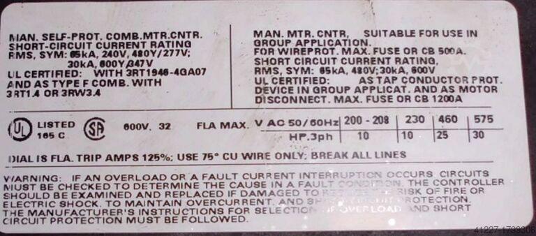 Circuit breaker Siemens 3RV1042-4EA10