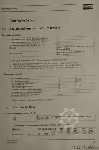 Öl-Wasser-Trennsystem für Kompressoren Atlas Copco OSC DIBT 95