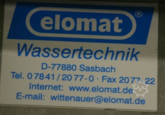 High pressure standpipe elomat maximal 30 bar