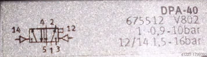 5/2 Druckbooster Festo DPA-40-10 537273