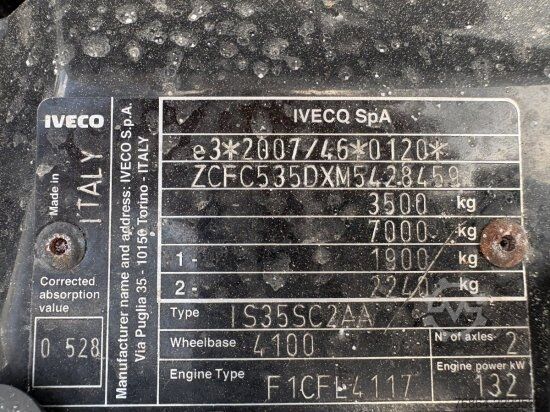 Panel van IVECO DAILY 35-160, IS35SC2AA KASTENWAGEN, L4H2 HEBEBüHNE, EURO 6