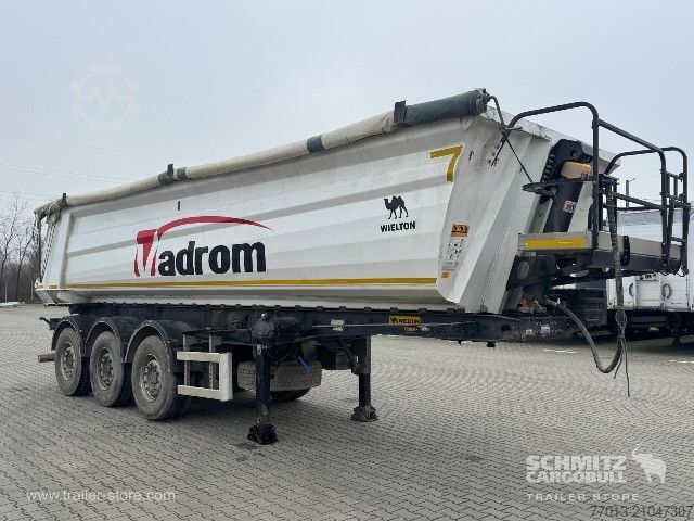 Tipper semitrailer Wielton Tipper Alu-square sided body 28m³