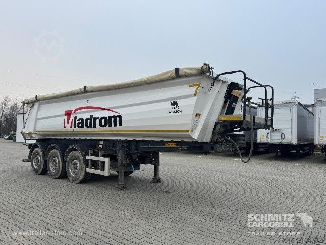 Tipper semitrailer Wielton Tipper Alu-square sided body 28m³