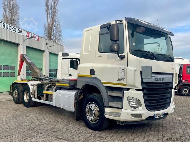 Hakenarmsystem DAF CF 460 HYDRAULIC, NAVI, BACKUP CAM