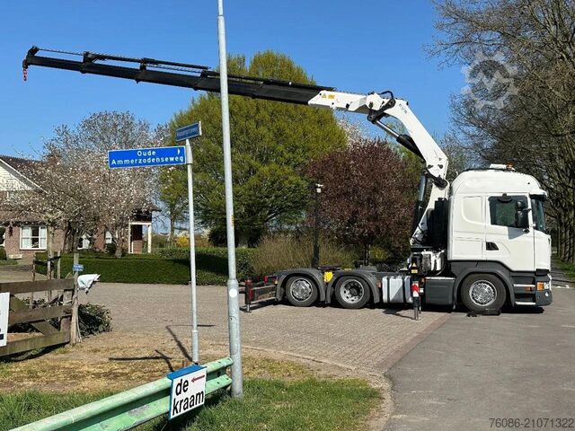 Volumen-SZM Scania R450 6x2 !!TRACTOR!!!CRANE/GRUE/HMF 50TM!!TOP!E...