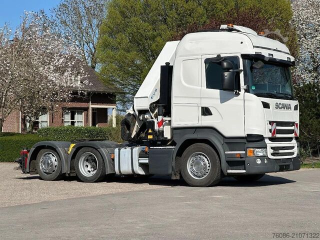 Volumen-SZM Scania R450 6x2 !!TRACTOR!!!CRANE/GRUE/HMF 50TM!!TOP!E...