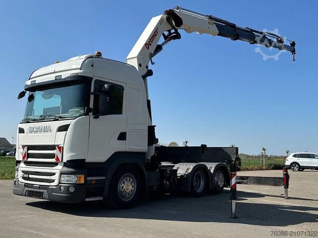 Volumen-SZM Scania R450 6x2 !!TRACTOR!!!CRANE/GRUE/HMF 50TM!!TOP!E...