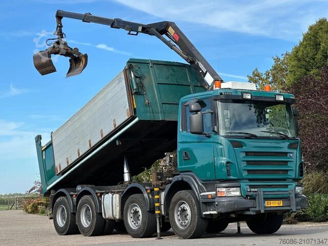 3-Seiten-Kipper Scania G360 8x4!!Z-Kraan/KIPPER!!