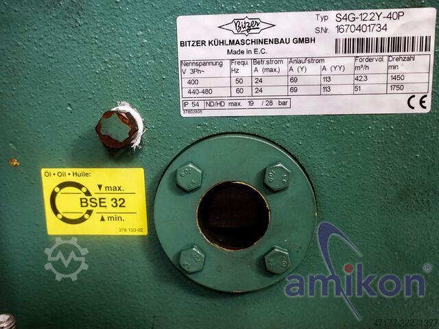 Verdichter Kühlkompressor Bitzer S4G-12.2Y-40P Kälteaggregat