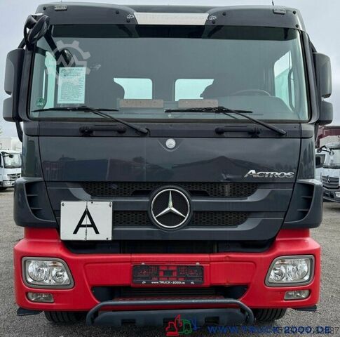 Roll-off tipper truck Mercedes-Benz Actros 3244 8x4 Meiller 30t.7m Container Blatt