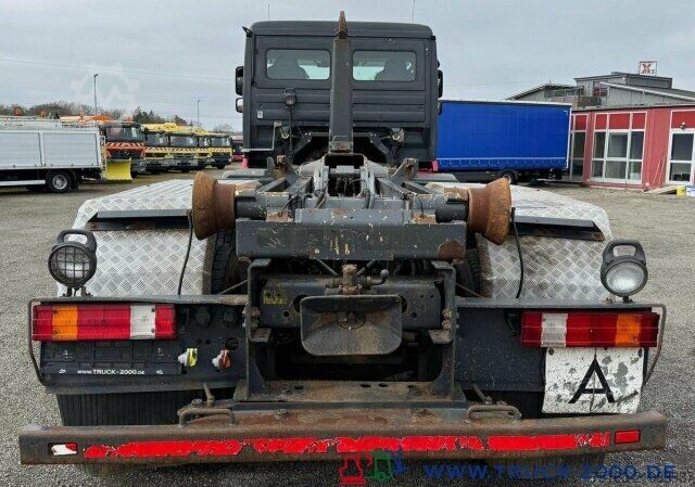 Roll-off tipper truck Mercedes-Benz Actros 3244 8x4 Meiller 30t.7m Container Blatt