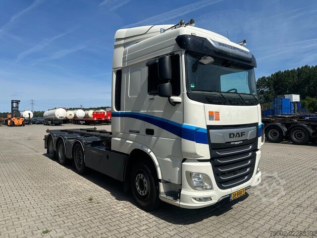 Containertransport DAF XF 480 XF 480 8x2 SC BDF / 10T frontaxle / EURO...
