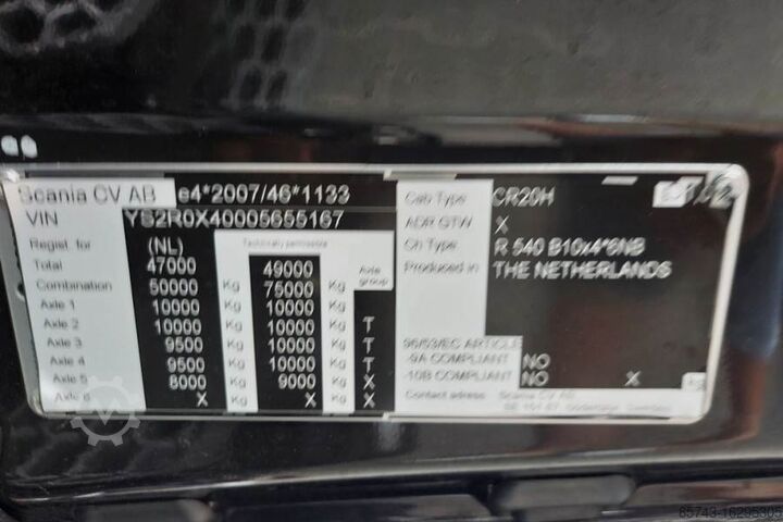 All-Terrain-Kran Cormach R540 B10x4 Valid inspection, *Guarantee! 10x4x6 Dr