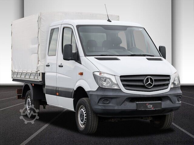 Curtain sider van Mercedes-Benz Sprinter 316CDI DOKA,Allrad,Klima