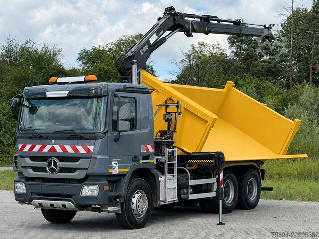Autokran MERCEDES-BENZ ACTROS 2636* KIPPER 4,80 + KRAN/FUNK / 6x4