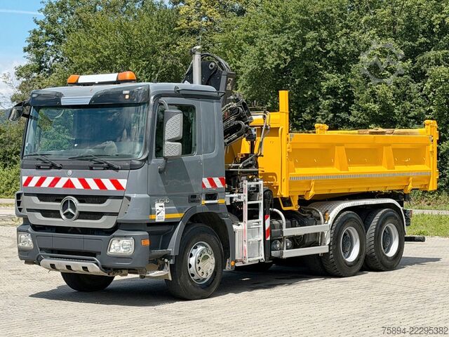 Autokran MERCEDES-BENZ ACTROS 2636* KIPPER 4,80 + KRAN/FUNK / 6x4