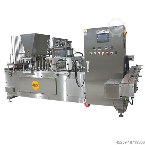 Multi-Lane Cup Filling and Closing Machine AMTEC ML6-100