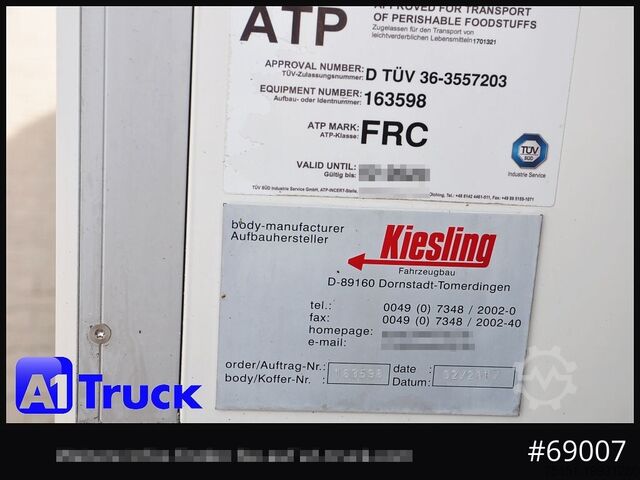 Kühlkoffer-LKW RENAULT D16- 280 Klima, TK 1000 R LBW+Türen