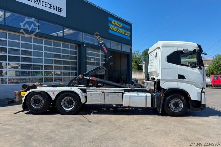 Roll-off tipper truck IVECO AS280X48 6x2 Hiab 21T