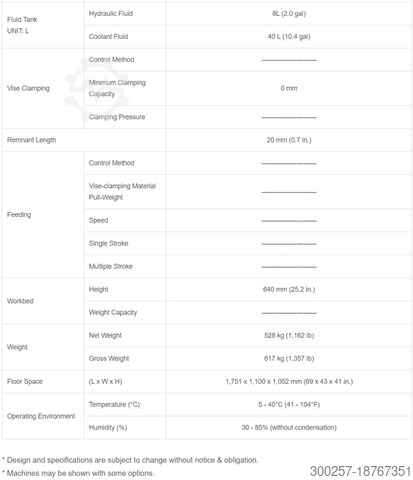 Bandsäge Cosen SH-460M