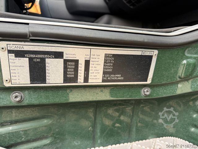 Standard SZM SCANIA R 520 SZM Schwerlast 78t 6x4 Retarder