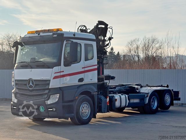Abrollkipper MERCEDES-BENZ ACTROS 2542 * ABROLLKIPPER * LOGLIFT 105 Z * TOP