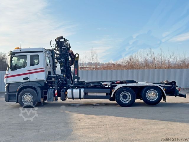 Abrollkipper MERCEDES-BENZ ACTROS 2542 * ABROLLKIPPER * LOGLIFT 105 Z * TOP