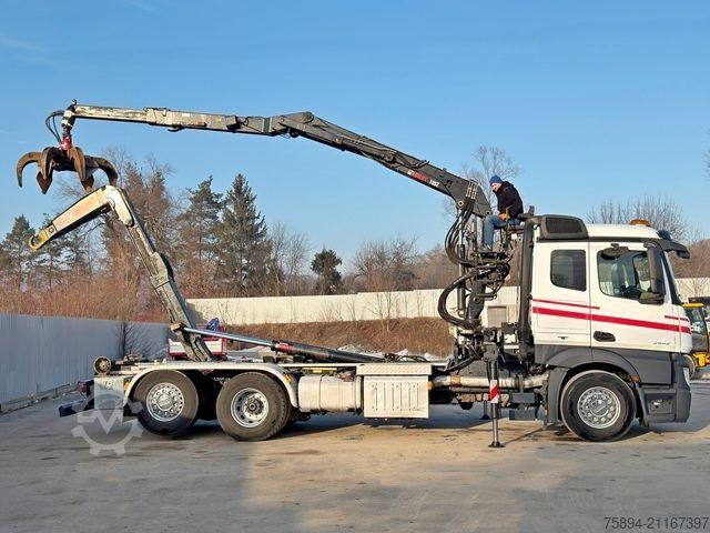 Abrollkipper MERCEDES-BENZ ACTROS 2542 * ABROLLKIPPER * LOGLIFT 105 Z * TOP