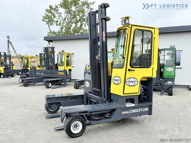 4-way forklift Combilift C4000 GAS DUPLEX 4600 FREE-LIFT CABIN