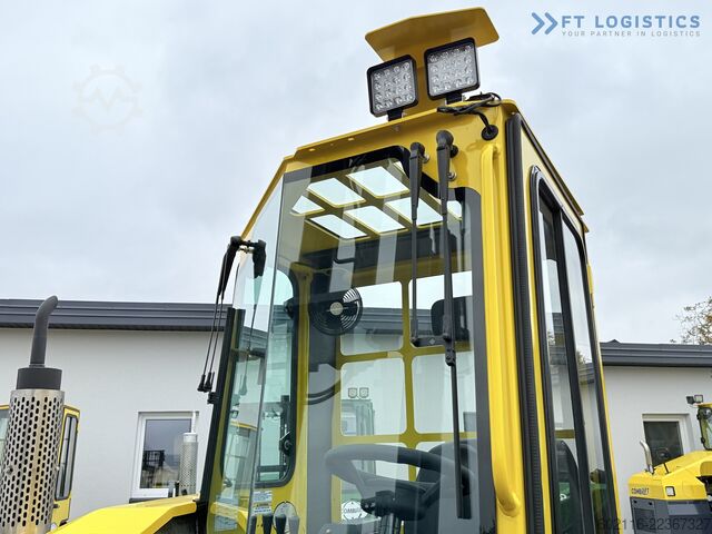 4-way forklift Combilift C4000 GAS DUPLEX 4600 FREE-LIFT CABIN