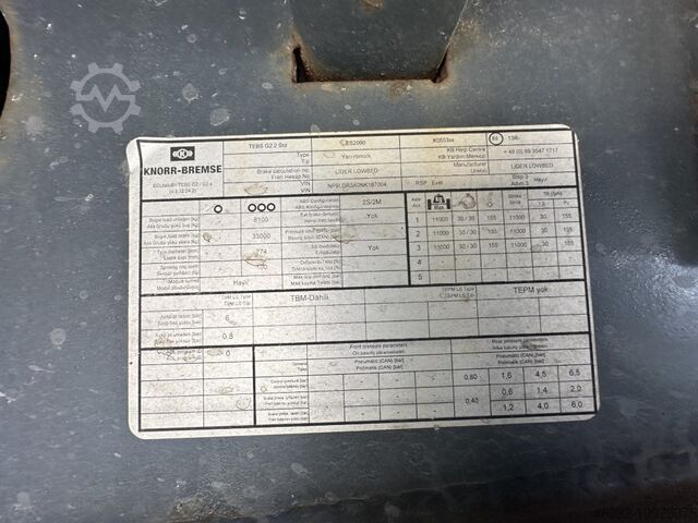 Lowbed trailer Lider LDR3L