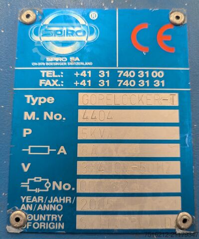 Börtel- und Falzmaschine SPIRO GORELOCKER-T