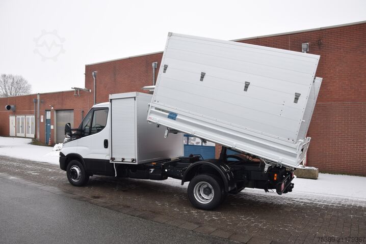 Transporter mit Kipper Iveco Daily  70 C21 Meiller Kipper AHK Tempo. Werkzeugk