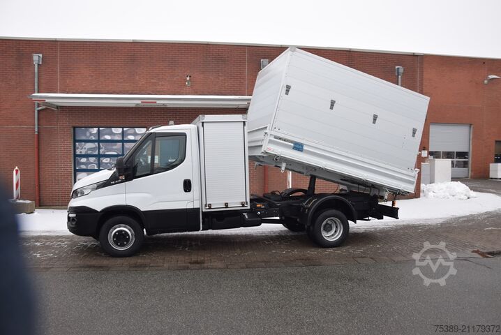 Transporter mit Kipper Iveco Daily  70 C21 Meiller Kipper AHK Tempo. Werkzeugk