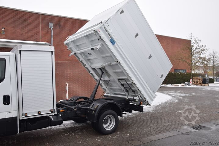 Transporter mit Kipper Iveco Daily  70 C21 Meiller Kipper AHK Tempo. Werkzeugk